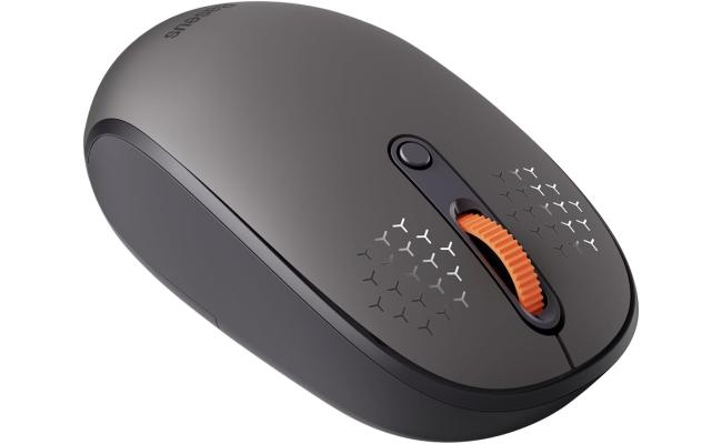 Baseus F01B Tri-Mode Wireless Mouse | Lightweight, Silent Buttons DPI-800/1000/1600 - Gray